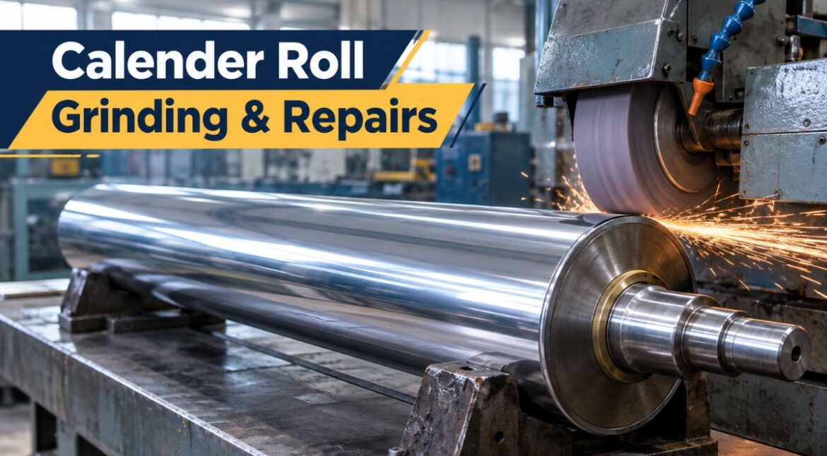 Calender Roll Grinding & Repairs - Siva Rollers