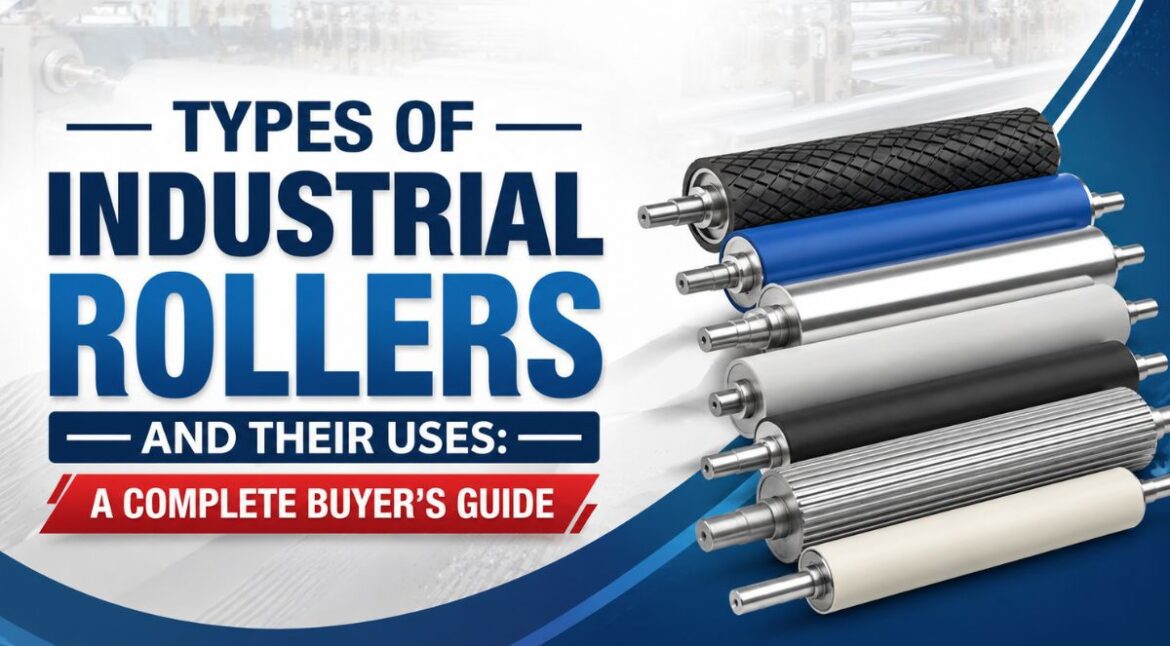 Types of industrial rollers and their uses - Siva Rollers
