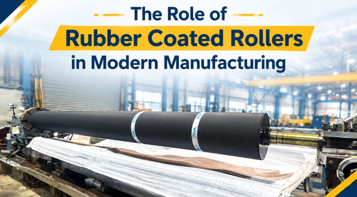 The Role of Rubber Coated Rollers in Modern Manufacturing - Siva Rollers