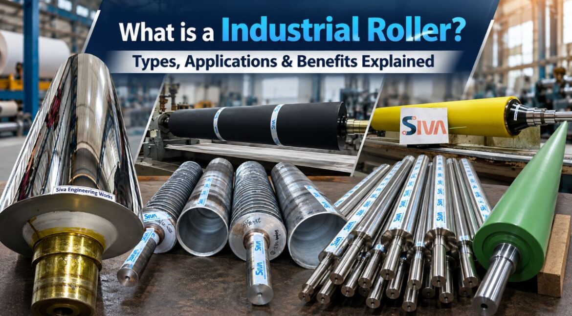 What is a Industrial Roller? Types, Applications & Benefits Explained - Siva Rollers