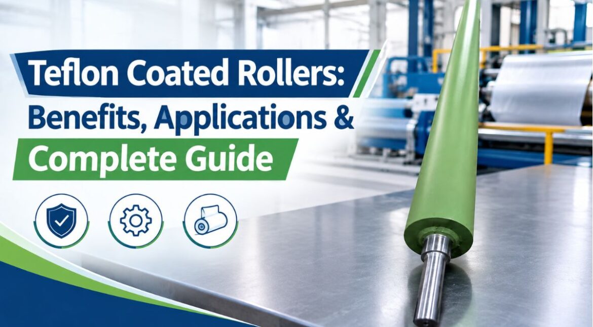 Teflon Coated Rollers: Benefits, Applications & Complete Guide - Siva Rollers