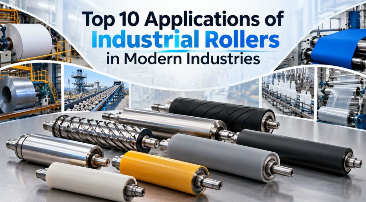 Top 10 Applications of Industrial Rollers in Modern Industries - Siva Rollers