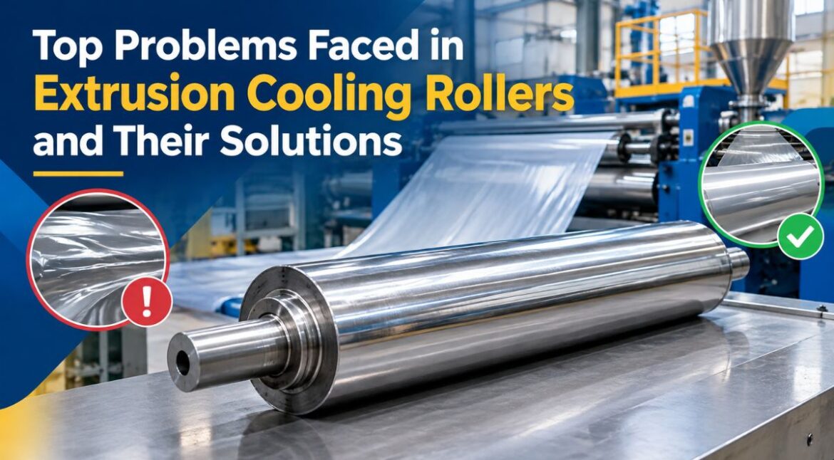 Top Problems Faced in Extrusion Cooling Rollers and Their Solutions - Siva Rollers