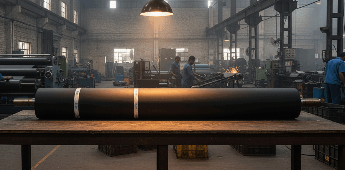 How the Right Rubber Roller Manufacturer Boosts Manufacturing Output - Siva Rollers