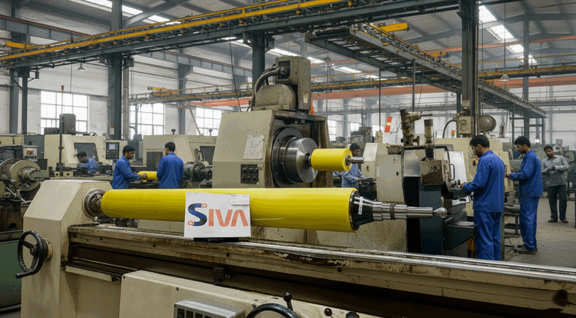 PU Rollers for CNC Machines & Conveyors Smooth Motion, Zero Slippage - Siva Rollers