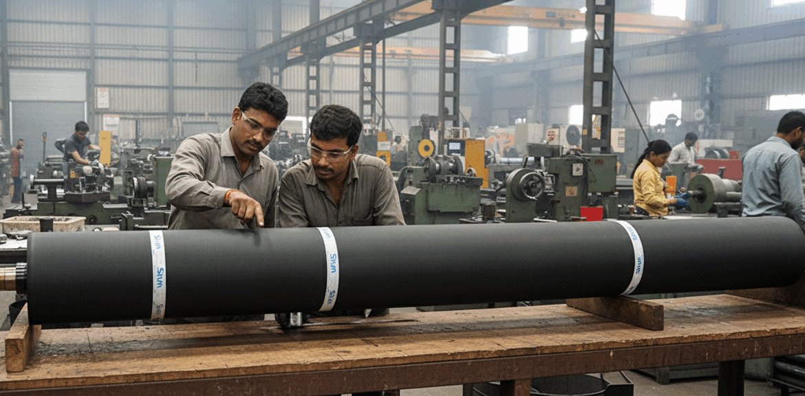 Rubber Roller Manufacturer in India: How to Choose a Trusted Supplier - Siva Rollers