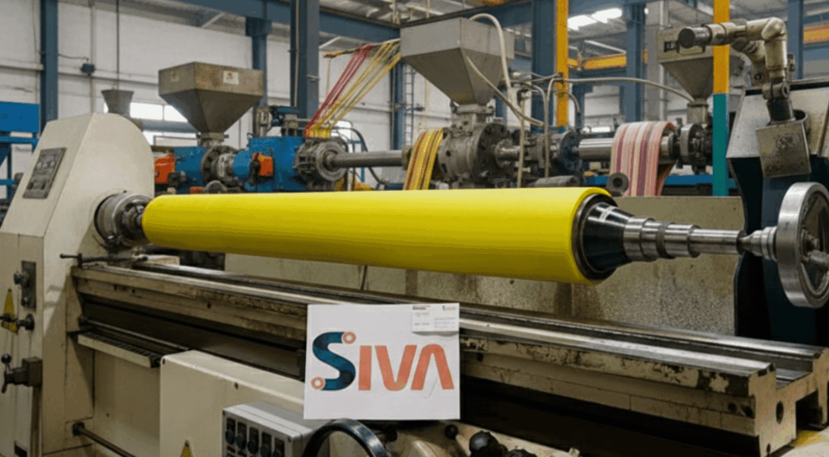 Why PU-Coated Roller Are Revolutionizing Plastic Extrusion Lines in India - Siva Rollers