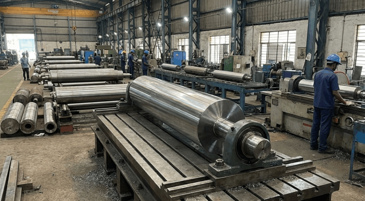 Industrial Chrome Plated Roller Manufacturer for Printing & Steel - Siva Rollers