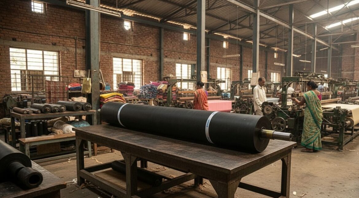 Textile Rubber Roller Manufacturer in India | Get a Quote - Siva Rollers