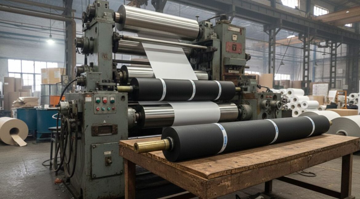 How Rubber-Coated Rollers Improve Paper Coating & Calendering Machines - Siva Rollers