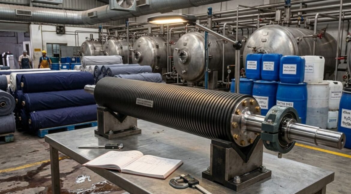 Improving Fabric Tension Control with Precision Ebonite Rollers - Siva Rollers