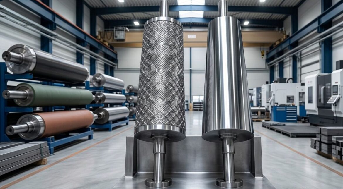 What Are the Differences Between Industrial Mirror Rollers and Embossed Rollers? - Siva Rollers