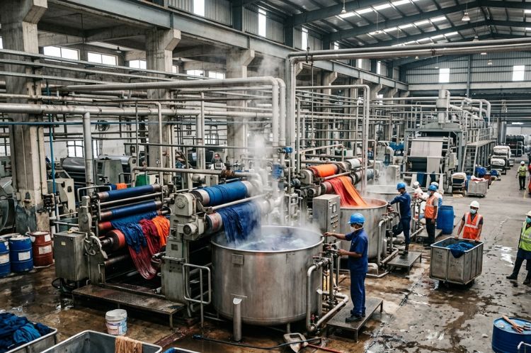 Dyeing Plants Textile Industry - Siva Rollers