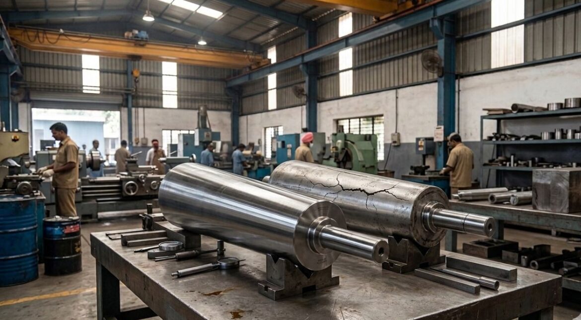 What are the reasons for cracking of industrial chrome coated rollers? - Siva Rollers