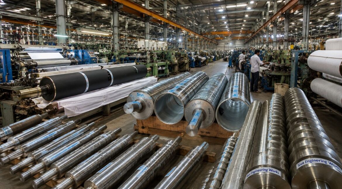 How Quality Textile Industry Rollers Prevent Fabric Wrinkles and Rejections - Siva Rollers