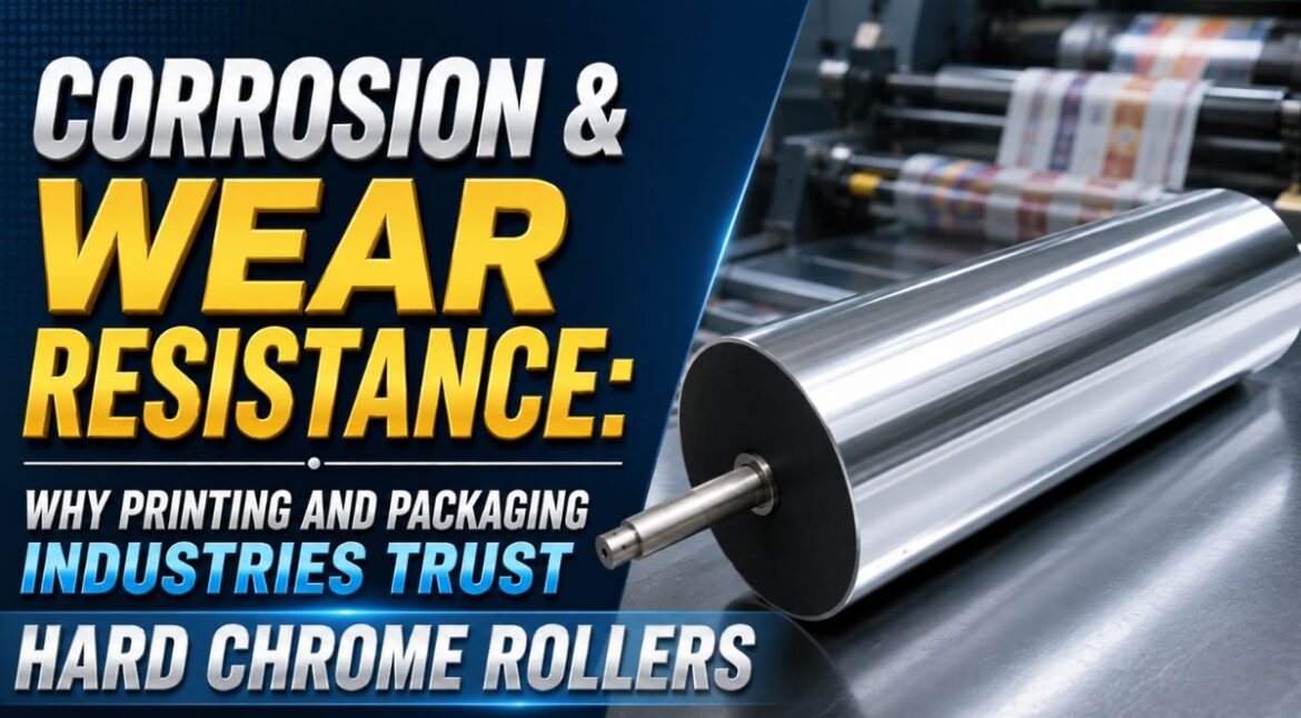Corrosion & Wear Resistance: Why Printing and Packaging Industries Trust Hard Chrome Rollers - Siva Rollers