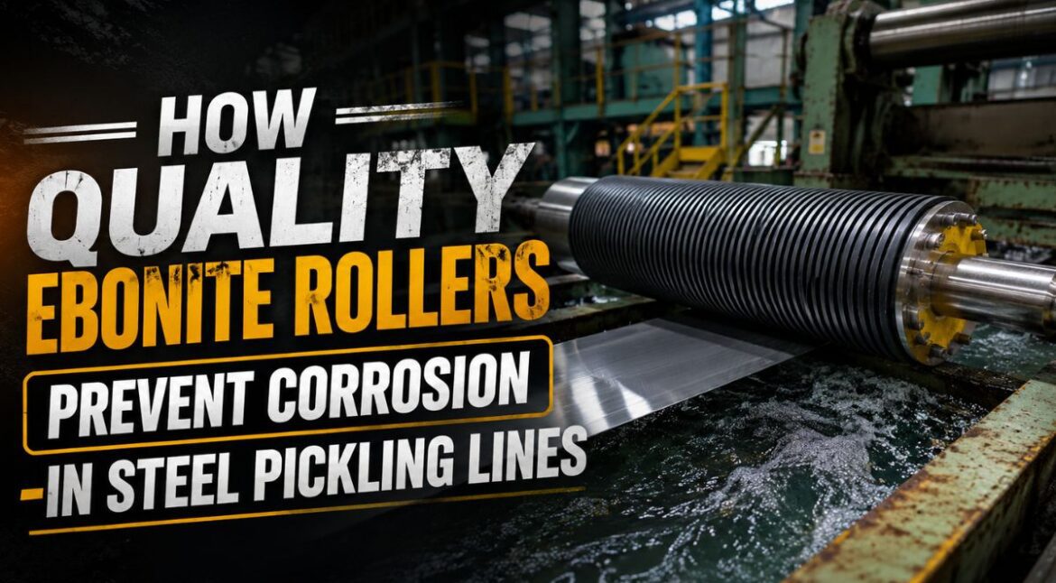 How Quality Ebonite Rollers Prevent Corrosion in Steel Pickling Lines - Siva Rollers