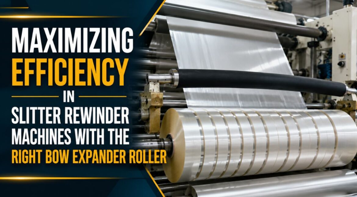 Maximizing Efficiency in Slitter Rewinder Machines with the Right Bow Expander Roller - Siva Rollers