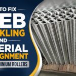 How to Fix Web Wrinkling and Material Misalignment Using Aluminium Rollers