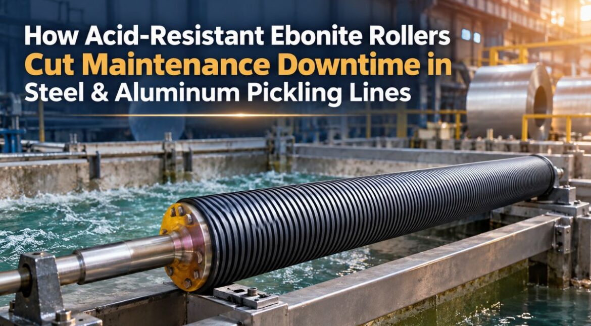 How Acid-Resistant Ebonite Rollers Cut Maintenance Downtime in Steel & Aluminum Pickling Lines - Siva Rollers