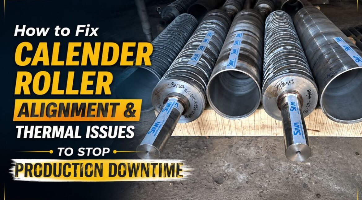 How to Fix Calender Roller Alignment & Thermal Issues to Stop Production Downtime - Siva Rollers