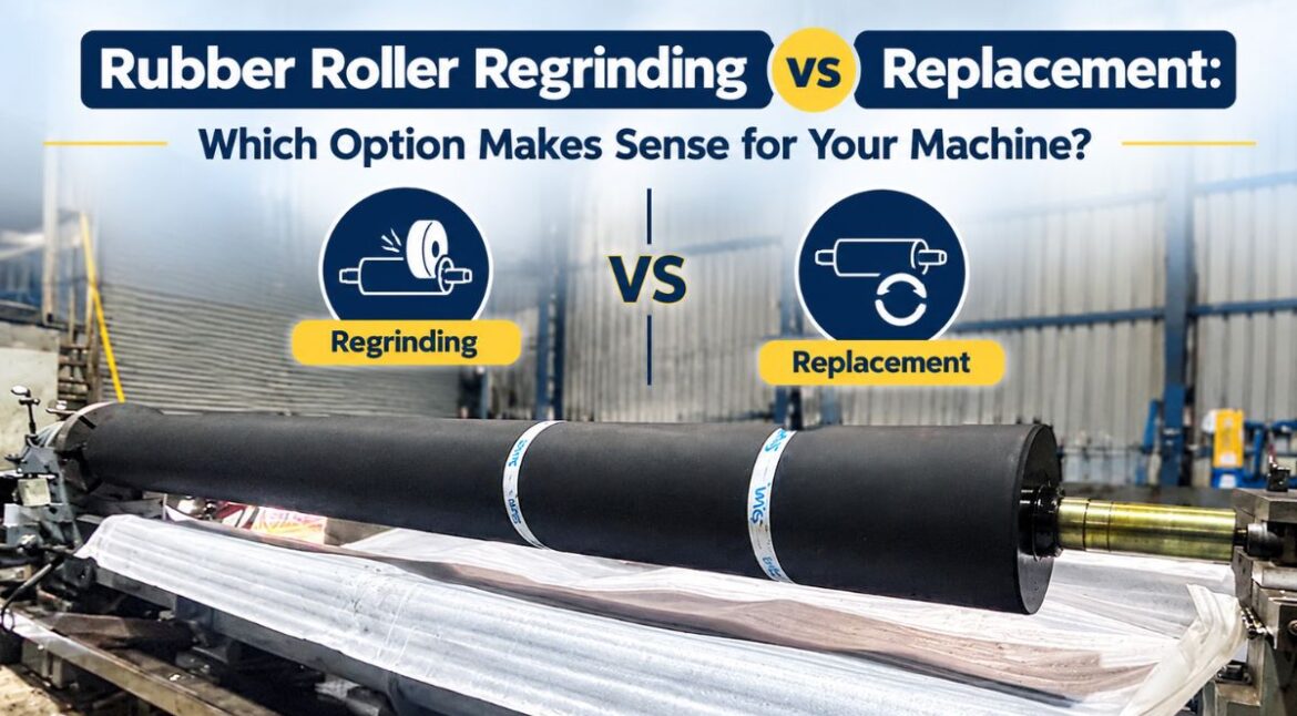 Rubber Roller Regrinding vs Replacement: Which Option Makes Sense for Your Machine? - Siva Rollers