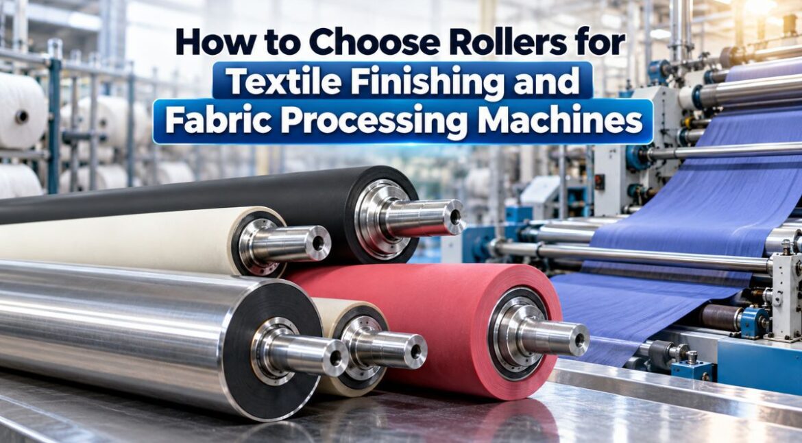 How to Choose Rollers for Textile Finishing and Fabric Processing Machines - Siva Rollers