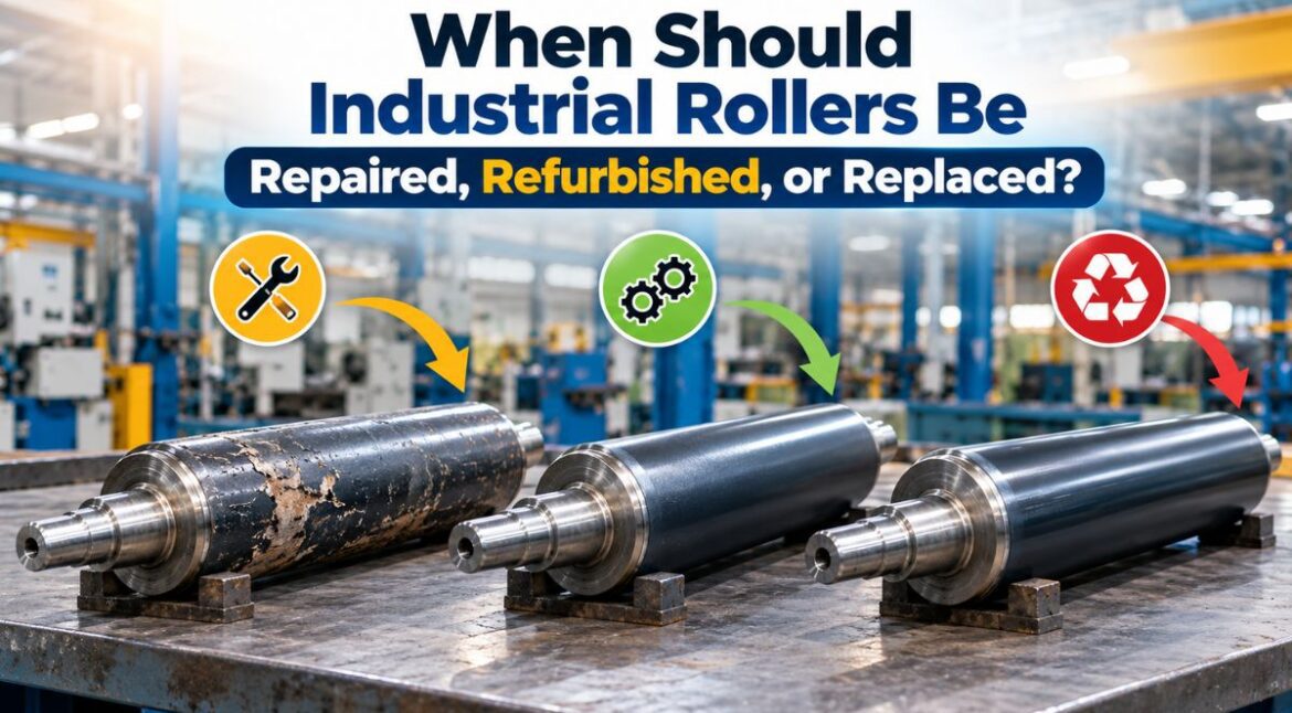 When Should Industrial Rollers Be Repaired, Refurbished, or Replaced? - Siva Rollers